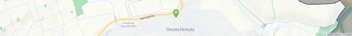 Kartendarstellung des Standorts für Apotheke Zum heiligen Geist in 7301 Deutschkreutz